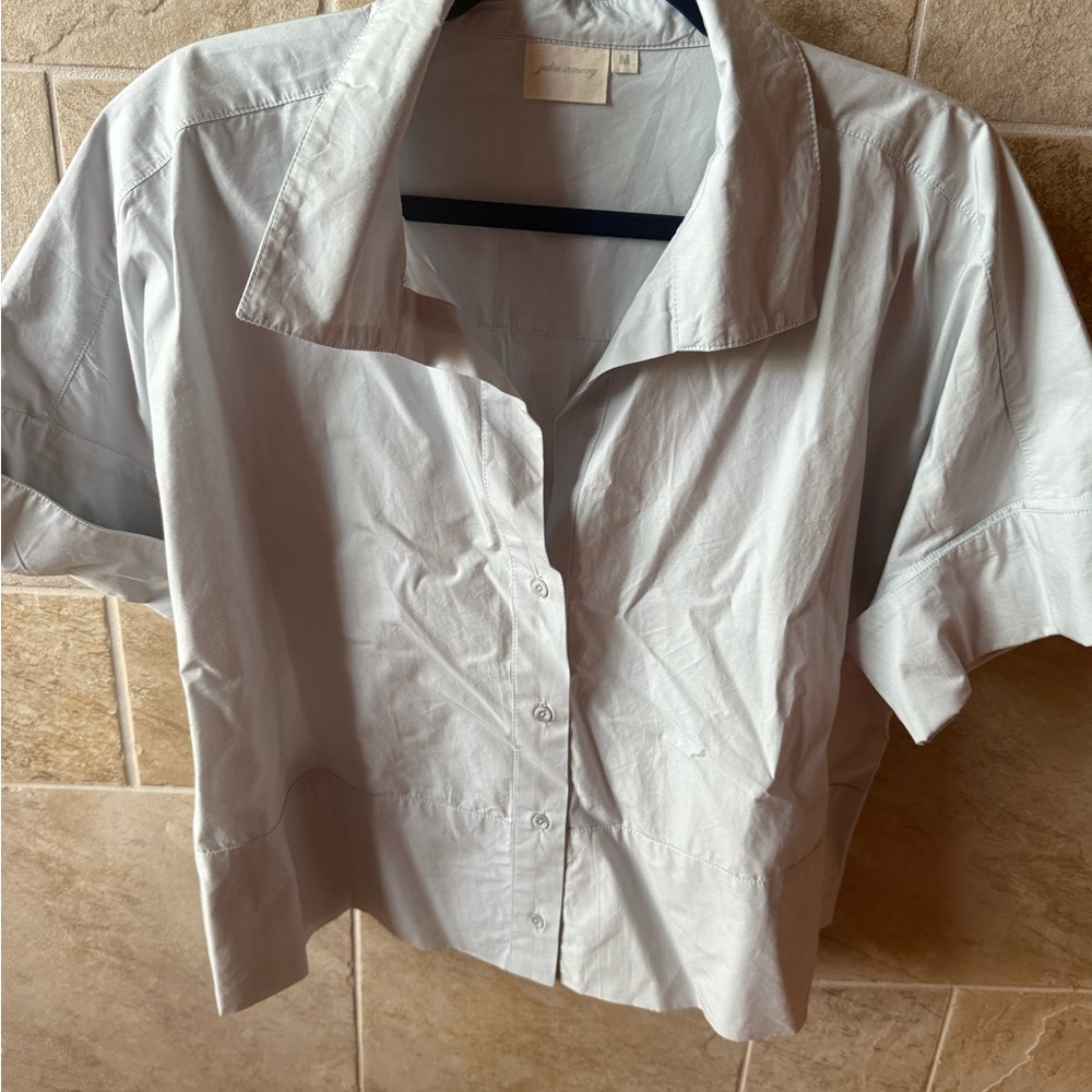 Julia Amory Antibes Shirt in Gracie Blue size M